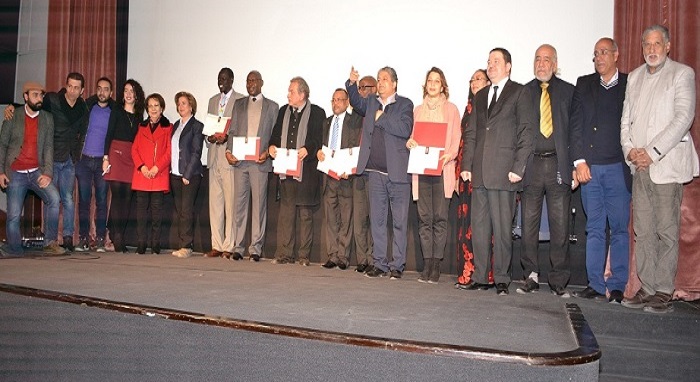 HEDI and Marabout at the 1st anniversary ceremony of African Cinema Club at the Artistic Creativity Center